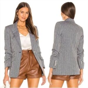 Veronica Beard Martel Herringbone Dickey Blazer 14